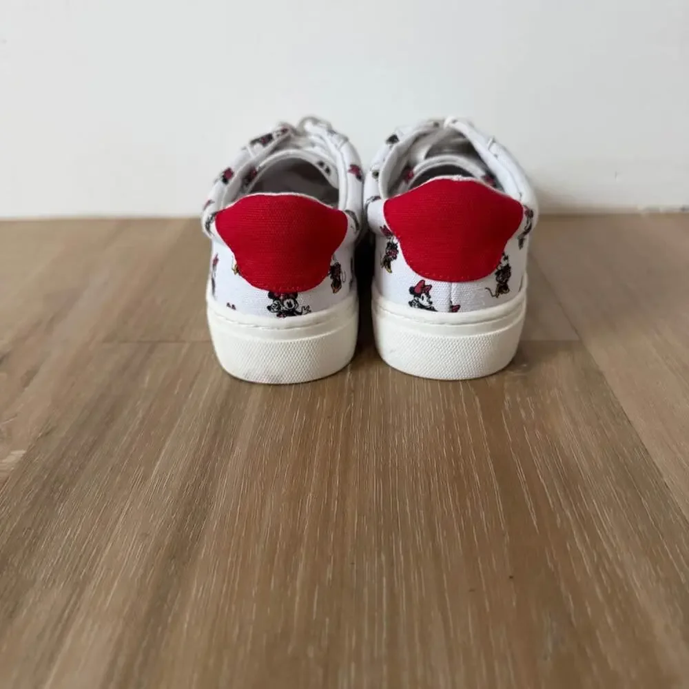 Girls Janie and Jack x Disney Minnie Mouse Sneakers Size 10